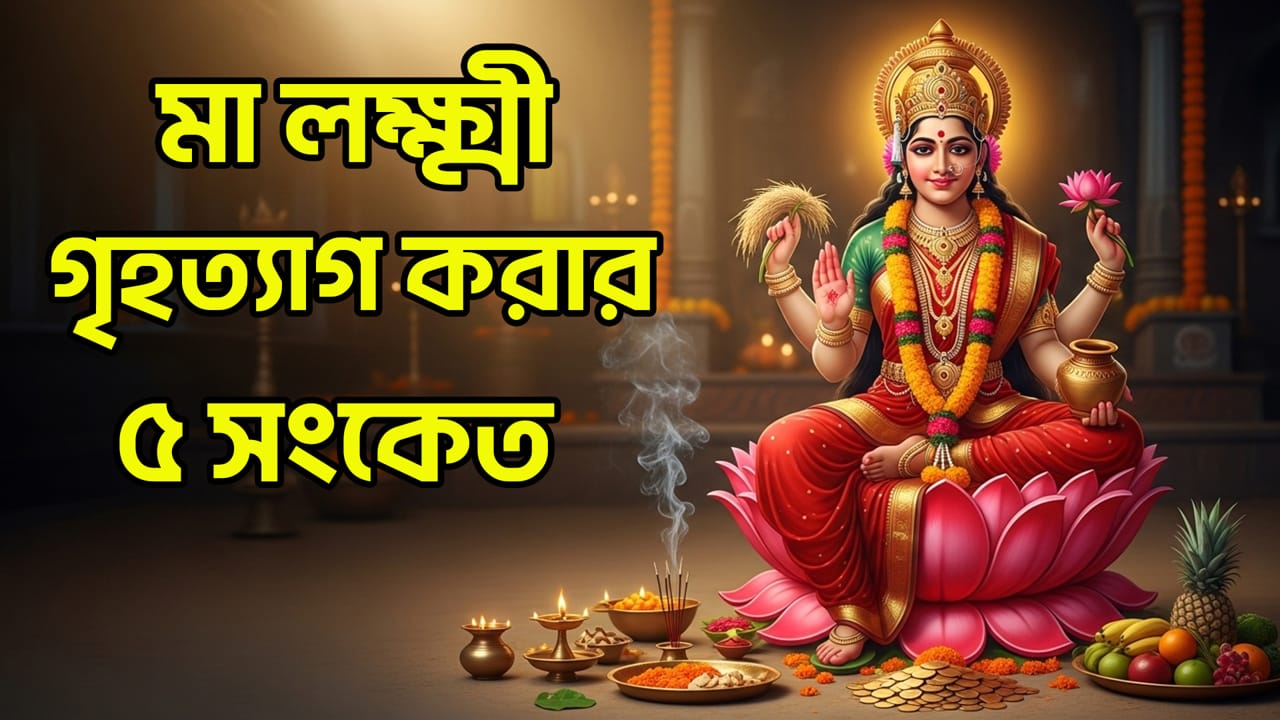 5 Signals Goddess Lakshmi is Going to Leave Your House