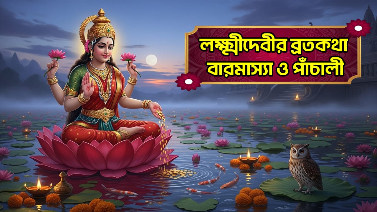 বৃহস্পতিবারের লক্ষ্মীর পাঁচালি, বারমাস্যা, ব্রতকথা ও পূজা পদ্ধতি