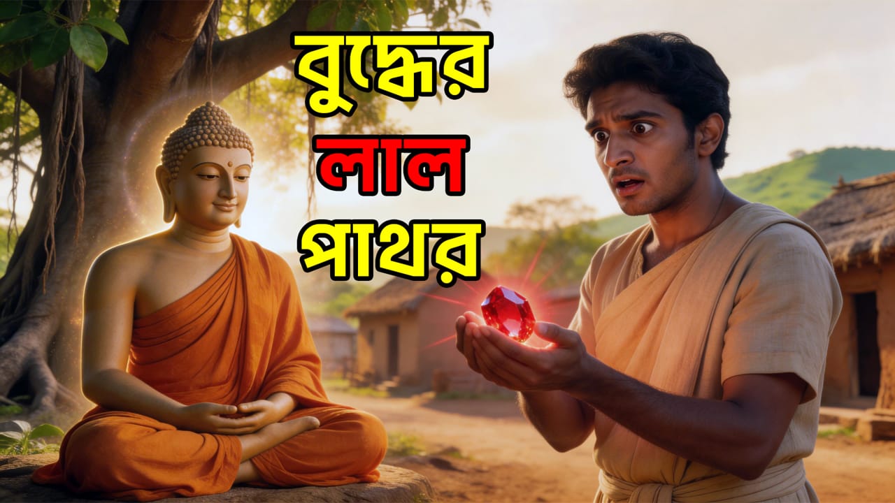 Red Ruby Stone of Buddha