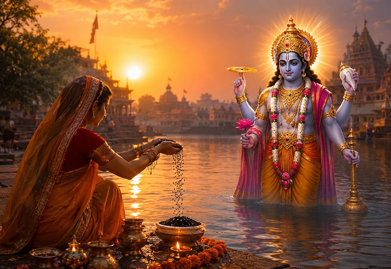 ভারত ও বাংলাদেশের সময় অনুসারে এবং স্মার্ত, নিম্বার্ক ও গোস্বামী মতে ষটতিলা একাদশী ও পারণের সময়সূচী ২০২৬