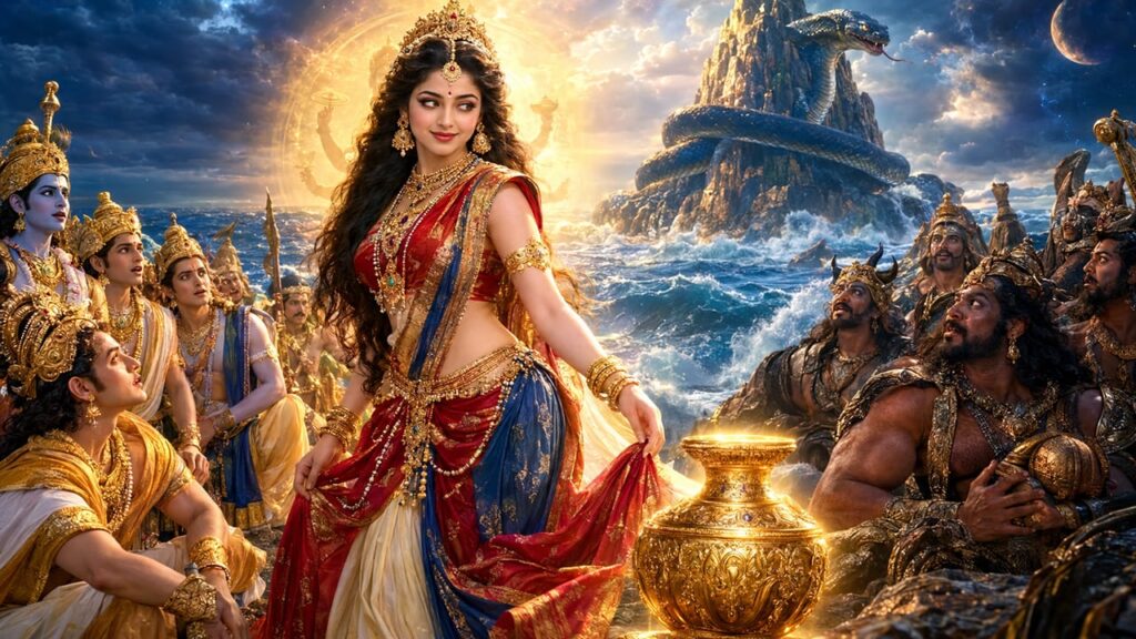দেবতাদেরকে অমৃত পান করিয়েছিলেন ভগবান বিষ্ণুর মোহিনী অবতার